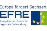 Logo der Zusammenarbeit zwischen Europa und Sachsen