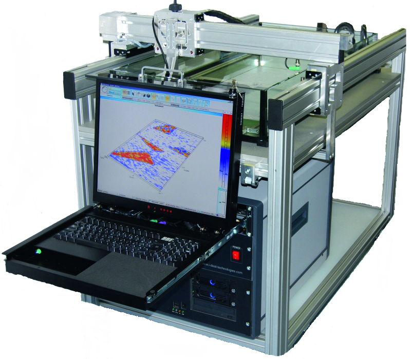 Ultraschall-Prüfsystem für CFK-Bauteile auf der Basis der Sampling Phased Array Technologie