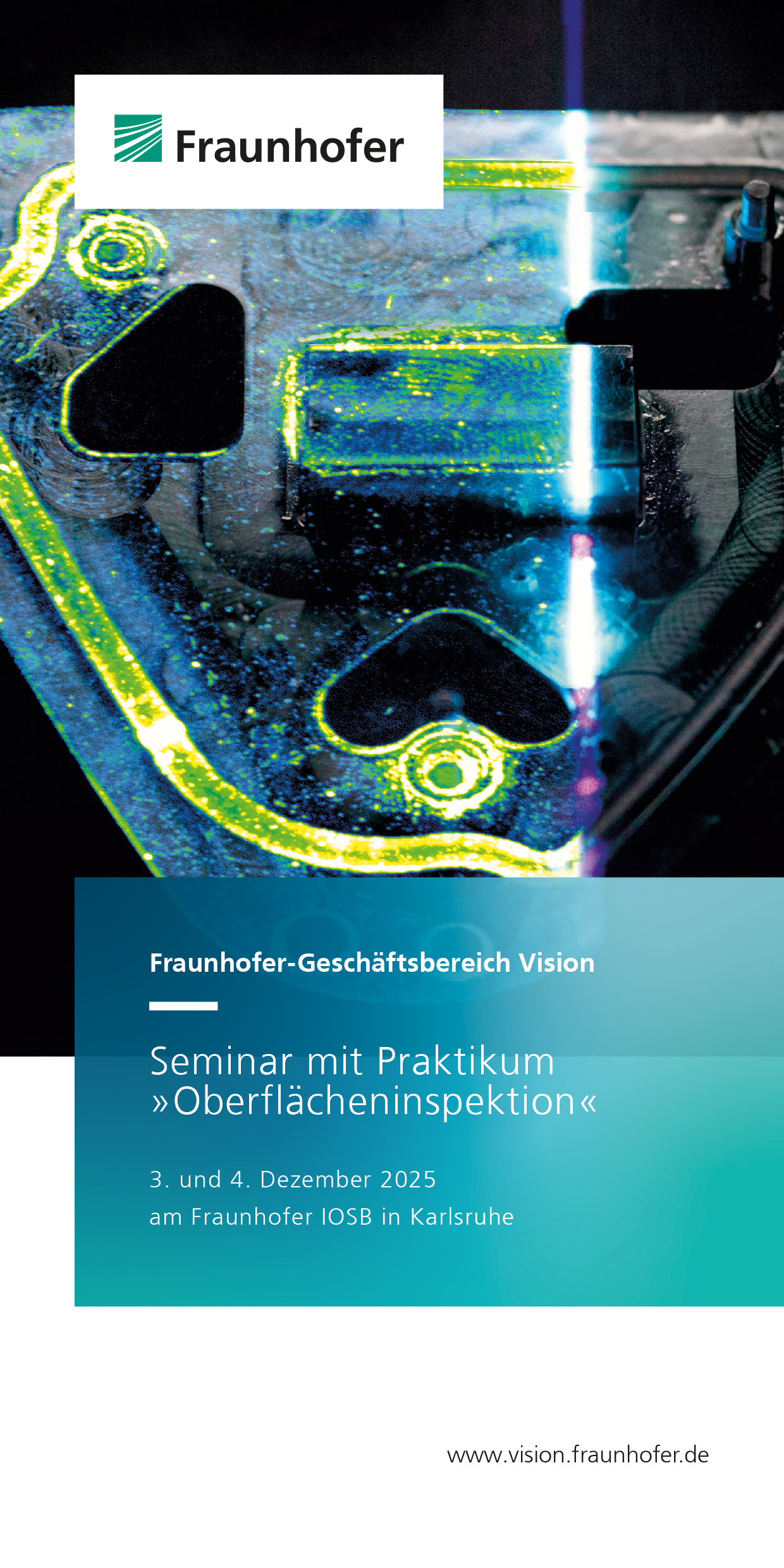 Titelseite Flyer Oberflächeninspektion