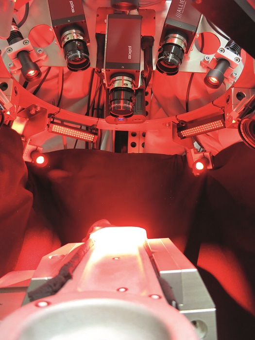 Das optische Messsystem im Laboraufbau