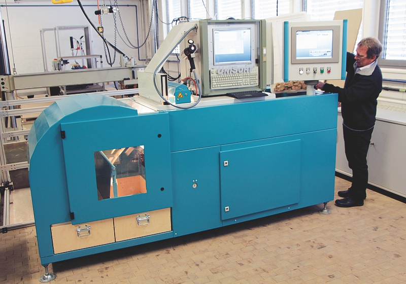 NIR-Sortieranlage des Fraunhofer WKI.