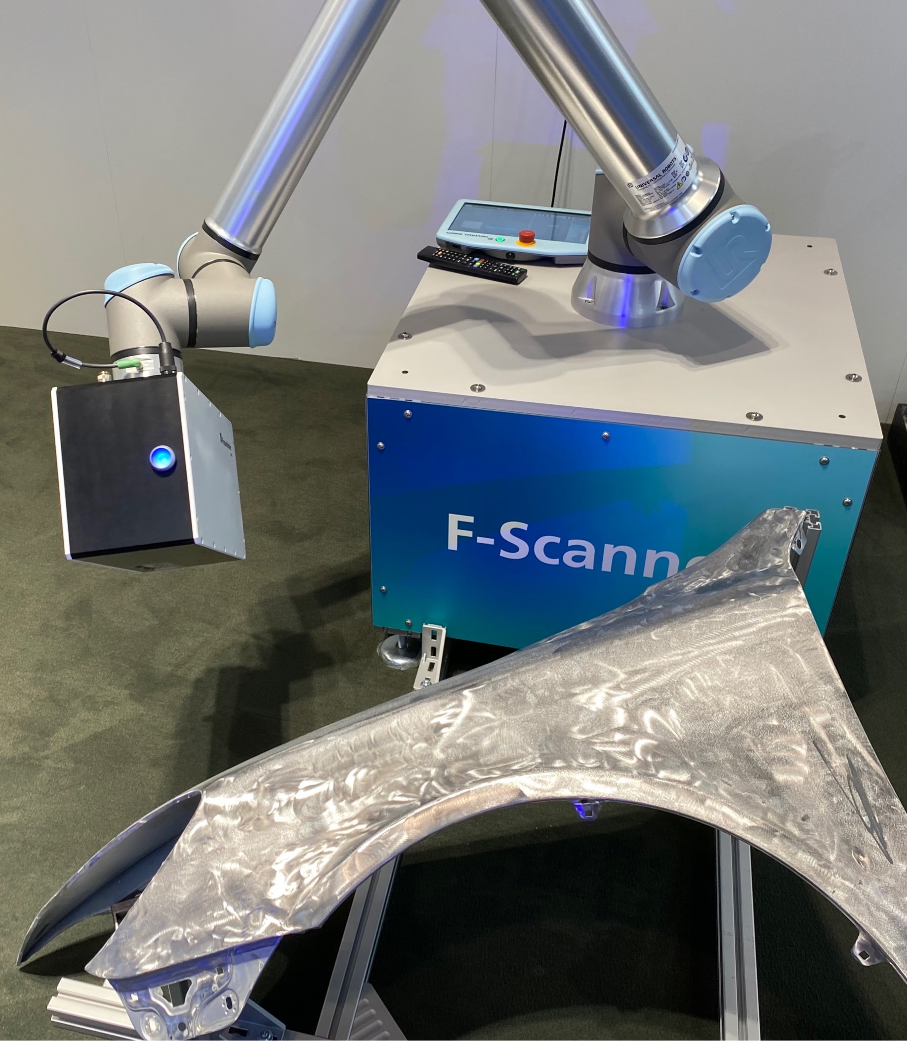  F-Scanner am Roboterarm