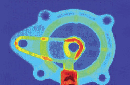 Ergebnisse der THz-Messung - Polymerschaummodell