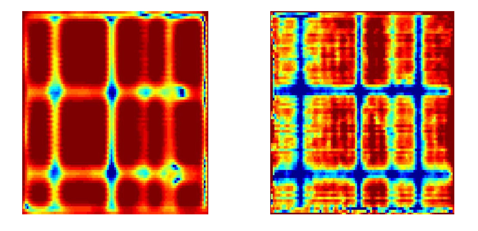 Ortsaufgelöste Transmissionsmessungen eines Verbundmaterials aus glasfaserverstärktem Kunststoff und Balsaholz bei 100 GHz und 300 GHz 