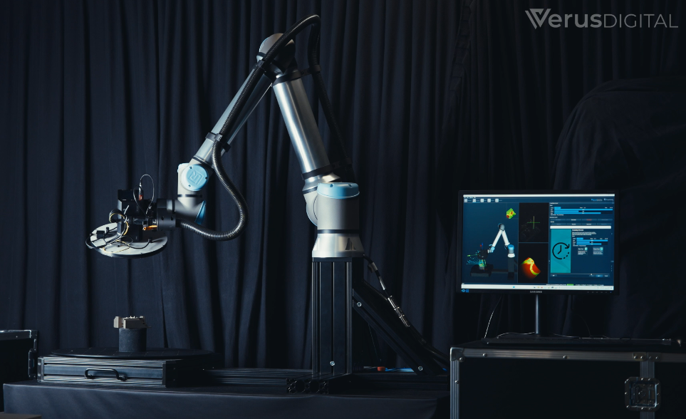Autonomer, farbechter 3D-Digitalisierroboter