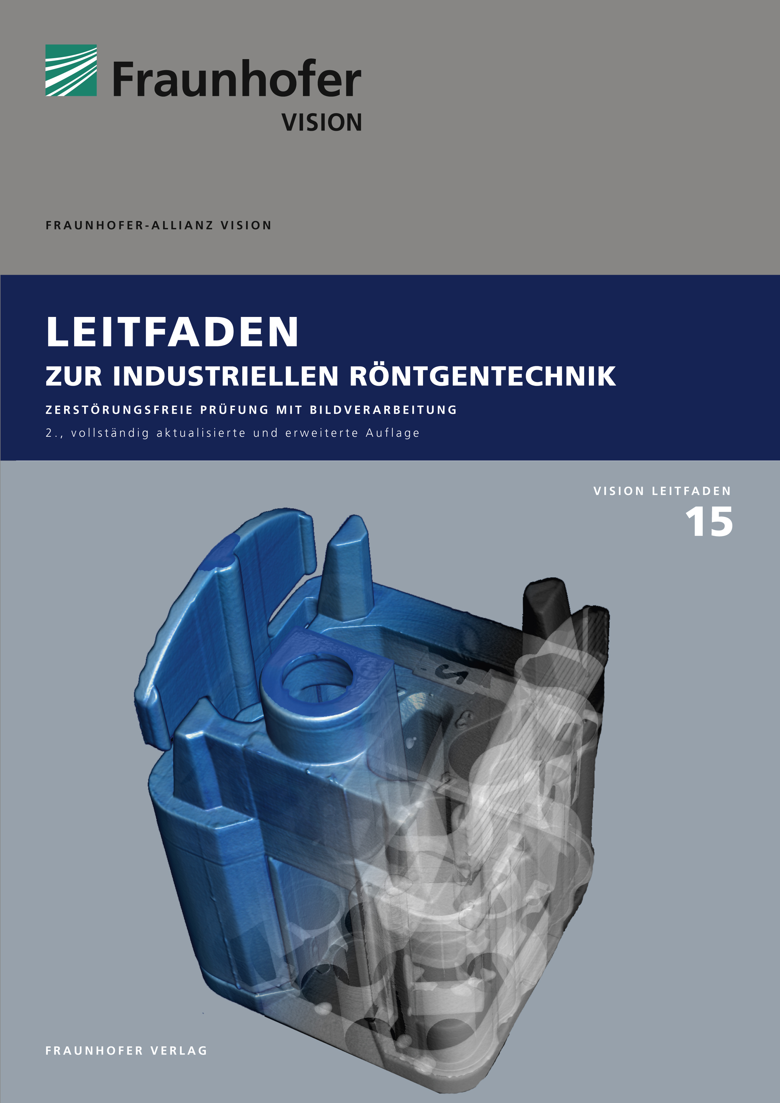Das Titelbild des Leitfadens 15 zur industriellen Röntgentechnik.