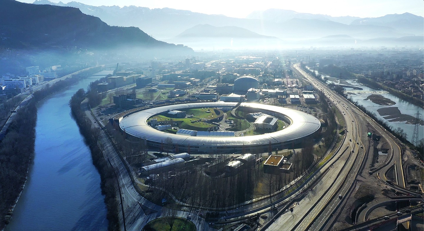 Elektronensynchrotron ESRF in Grenoble