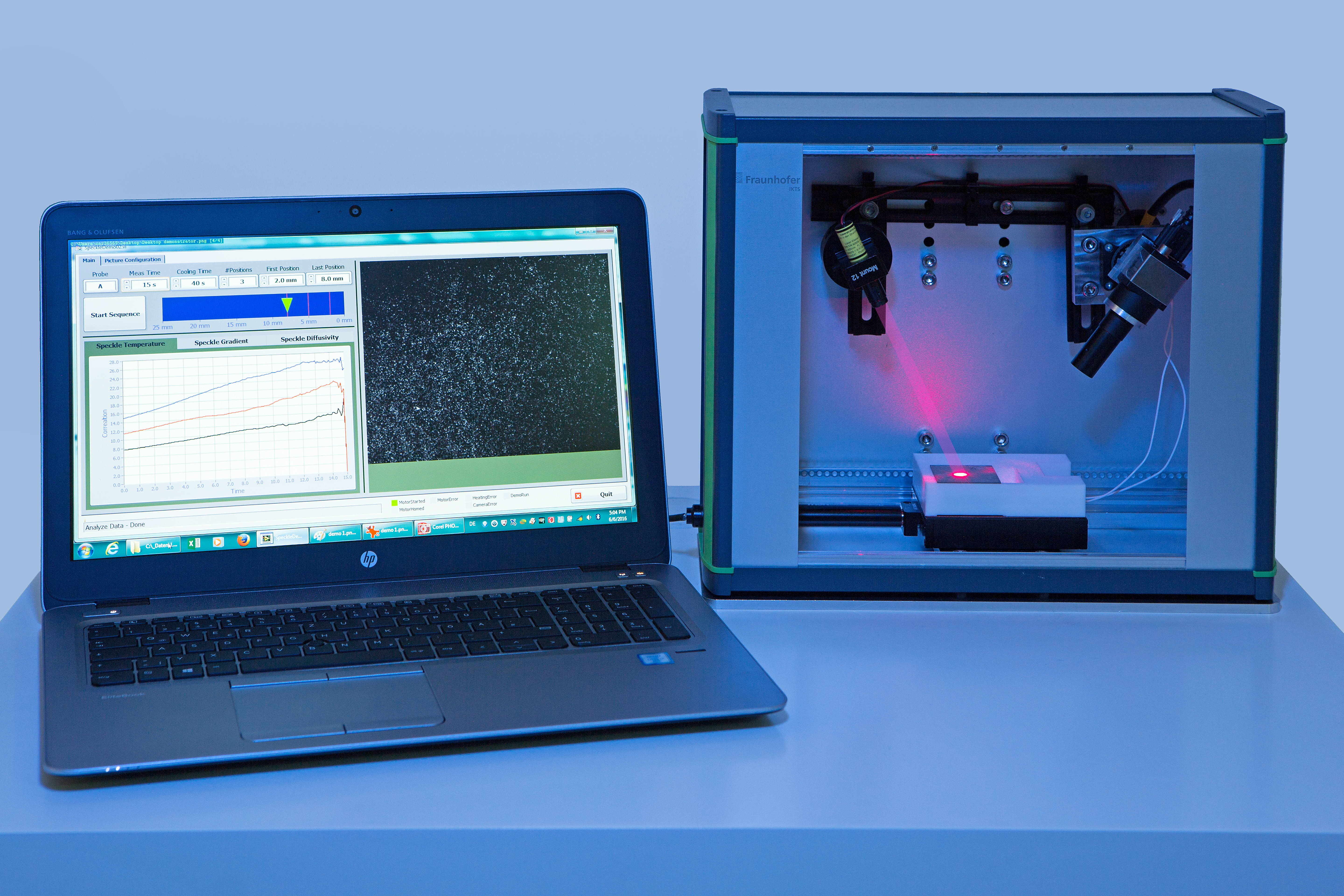 Laser-Speckle-Photometrie zur Prozessüberwachung