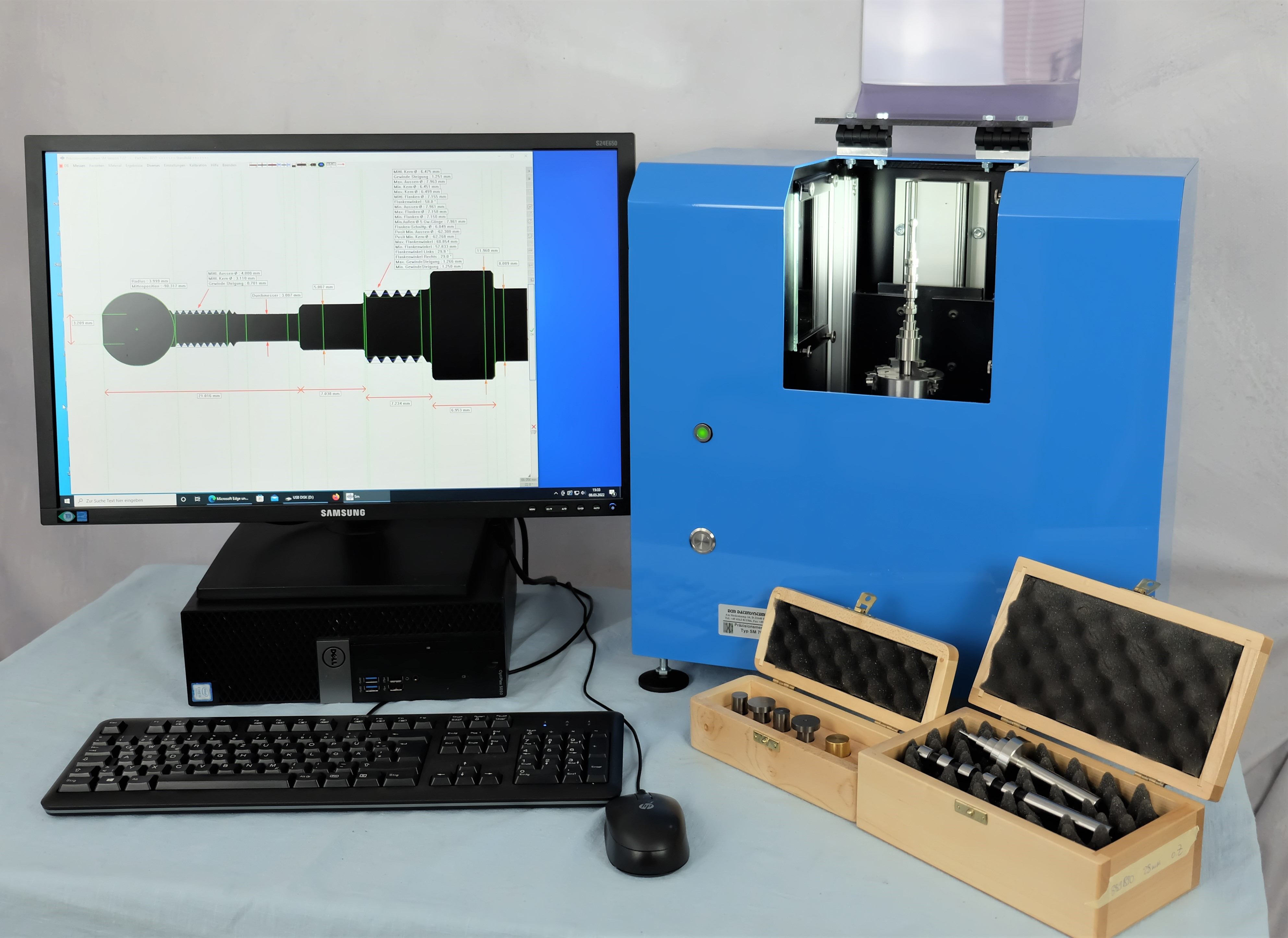 compact-optical measuring system
