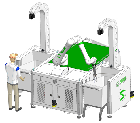 Sketch of the demonstrator.