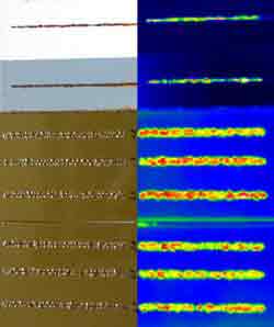 Thermogram metal plates